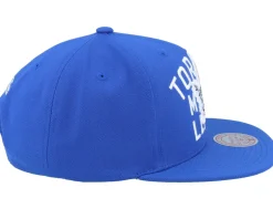 Toronto Maple Leafs Full Frontal Blue Snapback - Mitchell & Ness