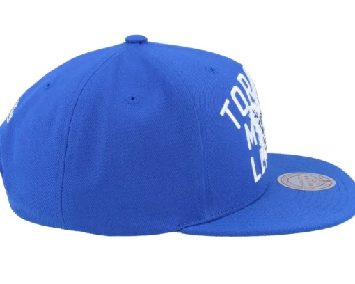 Toronto Maple Leafs Full Frontal Blue Snapback - Mitchell & Ness