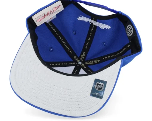 Toronto Maple Leafs Full Frontal Blue Snapback - Mitchell & Ness