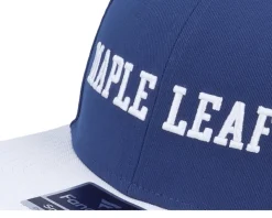 Toronto Maple Leafs Iconic Color Blocked Cobalt/White Snapback - Fanatics