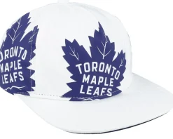 Toronto Maple Leafs In Your Face Deadstock White Snapback - Mitchell & Ness