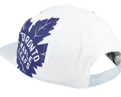 Toronto Maple Leafs In Your Face Deadstock White Snapback - Mitchell & Ness
