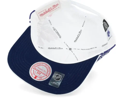 Toronto Maple Leafs In Your Face Deadstock White Snapback - Mitchell & Ness