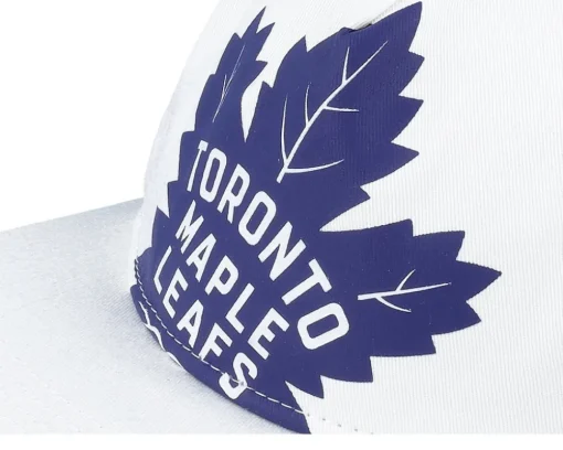 Toronto Maple Leafs In Your Face Deadstock White Snapback - Mitchell & Ness
