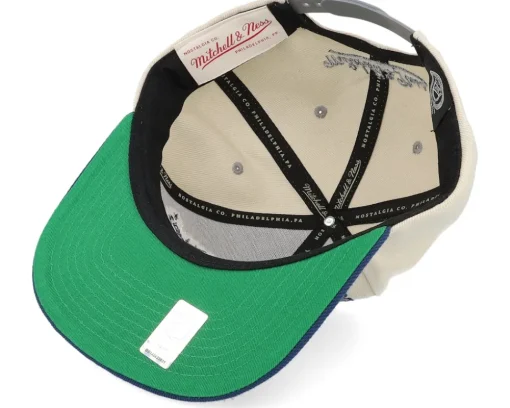 Toronto Maple Leafs Pop Panel Off White/Blue Snapback - Mitchell & Ness