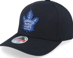 Toronto Maple Leafs Team Logo Cr Black Adjustable - Mitchell & Ness