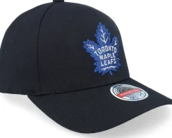 Toronto Maple Leafs Team Logo Cr Black Adjustable - Mitchell & Ness