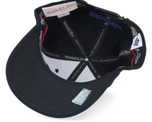 Toronto Maple Leafs Team Logo Cr Black Adjustable - Mitchell & Ness