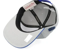 Toronto Maple Leafs Triple Up Grey/Blue Snapback - Mitchell & Ness