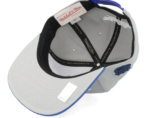Toronto Maple Leafs Triple Up Grey/Blue Snapback - Mitchell & Ness