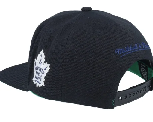 Toronto Maple Leafs Triple Play Black Snapback - Mitchell & Ness