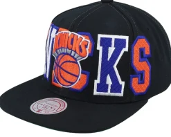 Toronto Maple Leafs Varsity Bust Black Snapback - Mitchell & Ness