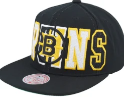 Toronto Maple Leafs Varsity Bust Black Snapback - Mitchell & Ness