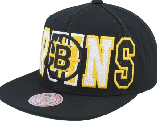 Toronto Maple Leafs Varsity Bust Black Snapback - Mitchell & Ness