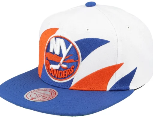 Toronto Maple Leafs Vintage Sharktooth White/Blue Snapback - Mitchell & Ness