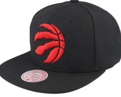Toronto Raptors Core Basic Black Snapback - Mitchell & Ness
