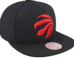 Toronto Raptors Core Basic Black Snapback - Mitchell & Ness