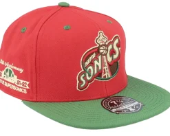 Toronto Raptors Nightmare Red Fitted - Mitchell & Ness
