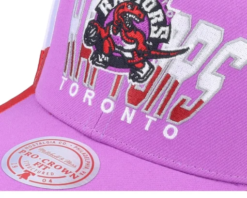 Toronto Raptors Retrodome Pro Purple Adjustable - Mitchell & Ness