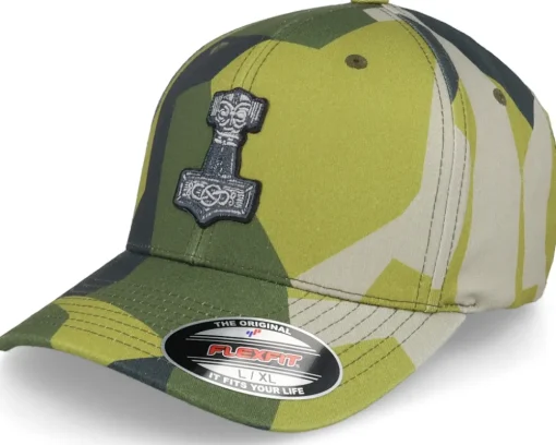 Tors Hammare Mjolnir M90 Camo Flexfit - Vikings