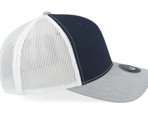 Tough Beard 112 Tri Navy/White/Heather Grey Trucker - Bearded Man