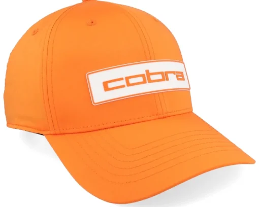 Tour Tech Cap Rickie Orange/White Adjustable - Cobra