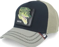 Tri Gator Tri Tone Black/Olive A-Frame Trucker - Goorin Bros.