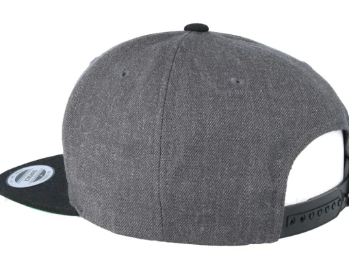 Tribal Lion Charcoal/Black Snapback - Tattoo Collective
