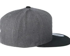 Tribal Lion Charcoal/Black Snapback - Tattoo Collective