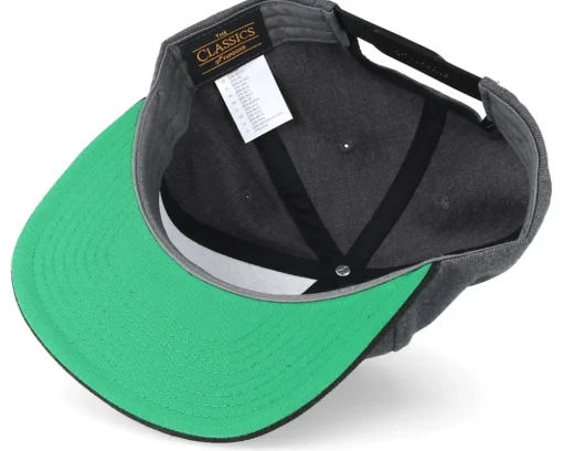 Tribal Lion Charcoal/Black Snapback - Tattoo Collective