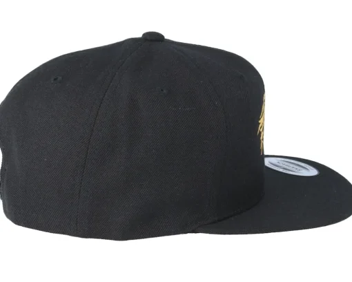 Tribal Logo Black/Gold Snapback - Lions