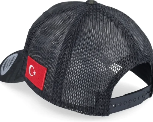 Türkiye Army Skull Multicam Black Trucker - Army Head