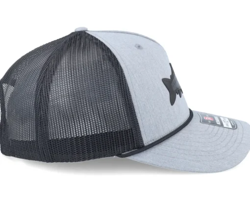 Trout Figure 112fpr Heather Grey/Black/Black Rope A-Frame Trucker - Skillfish