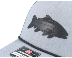 Trout Figure 112fpr Heather Grey/Black/Black Rope A-Frame Trucker - Skillfish