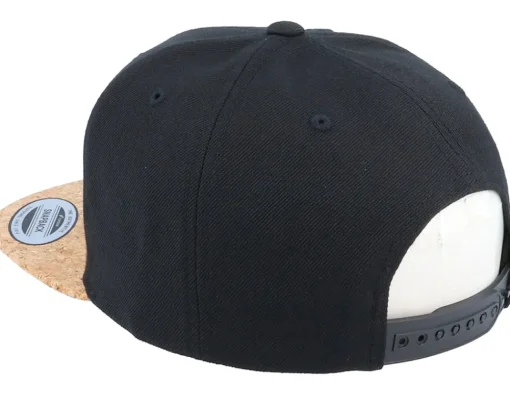 Trout Fish Patch Black/Cork Snapback - Skillfish