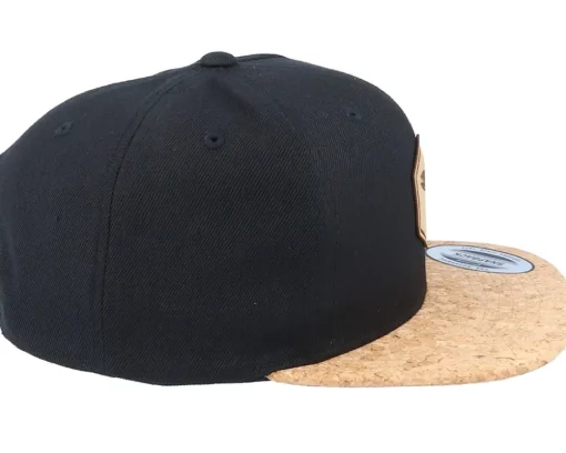 Trout Fish Patch Black/Cork Snapback - Skillfish