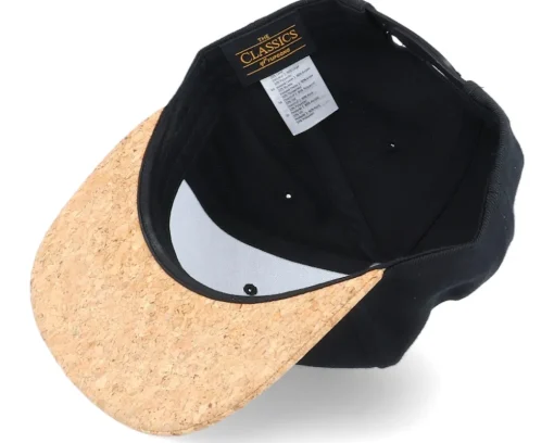Trout Fish Patch Black/Cork Snapback - Skillfish