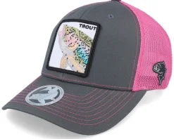 Trout Pro Fishing 112 Split Charcoal/Neon Trucker - Skillfish