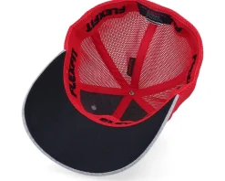 Trucker Mesh Heather Grey/Red Flexfit - Flexfit
