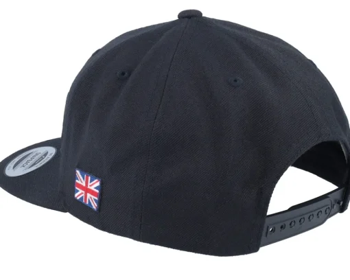 Uk Army Skull Black Snapback - Army Head