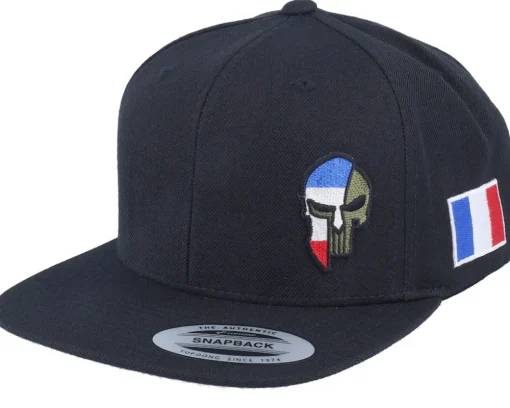 Uk Army Skull Black Snapback - Army Head
