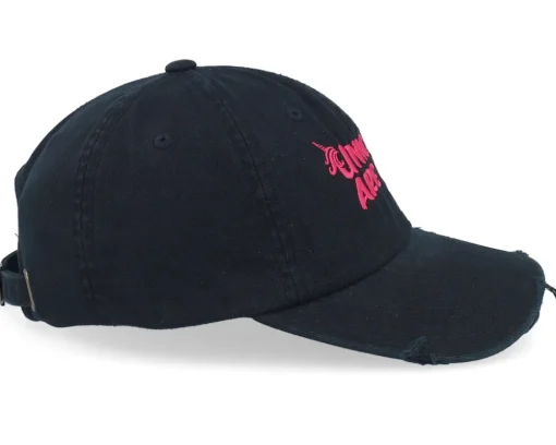 Unicorns Are Real Black Destroyed Dad Cap - Unicorns