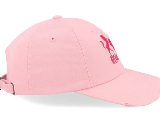 Unicorns Heart Pink Destroyed Dad Cap - Unicorns