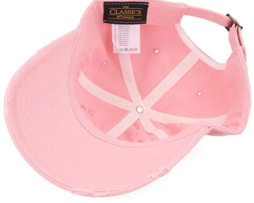 Unicorns Heart Pink Destroyed Dad Cap - Unicorns