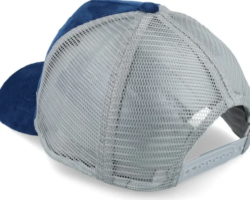 Unlimited Marine Blue Grey Net Trucker - Maggiore