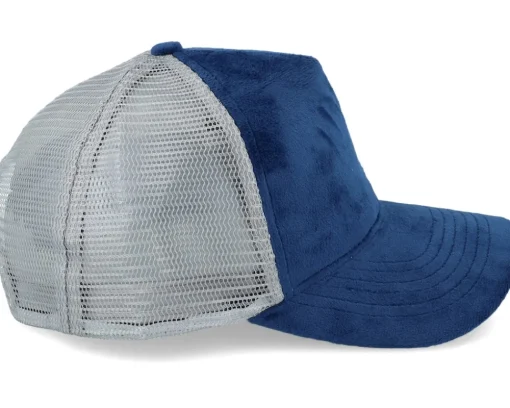 Unlimited Marine Blue Grey Net Trucker - Maggiore