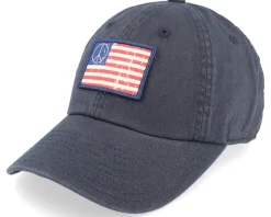 USA Ballpark Patch Peace Navy Dad Cap - American Needle