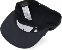 Usa Map Flag Black Patch Black Snapback - Iconic