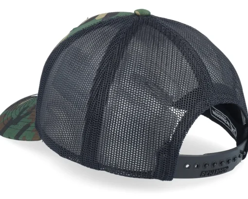 Usa Map Flag Black Patch Camo/Black Trucker - Iconic