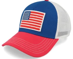 USA Valin Blue/Red Trucker - American Needle